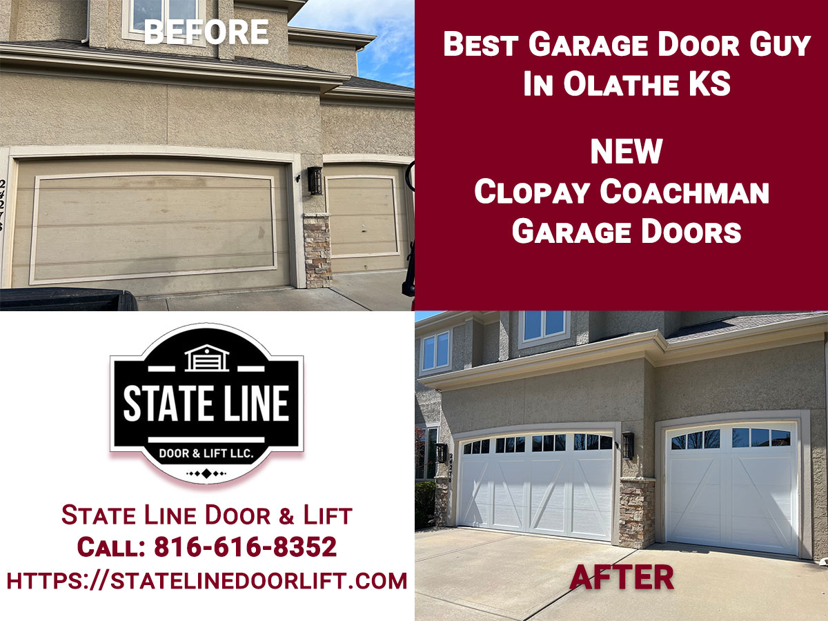 Clopay Coachman garage door in Olathe, KS